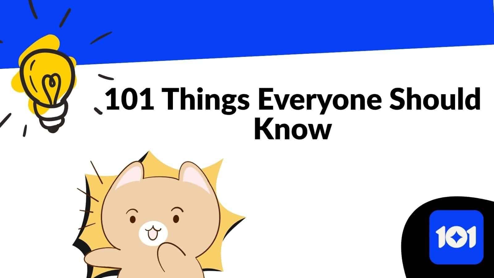101 Things Everyone Should Know at Least Once in Their Life